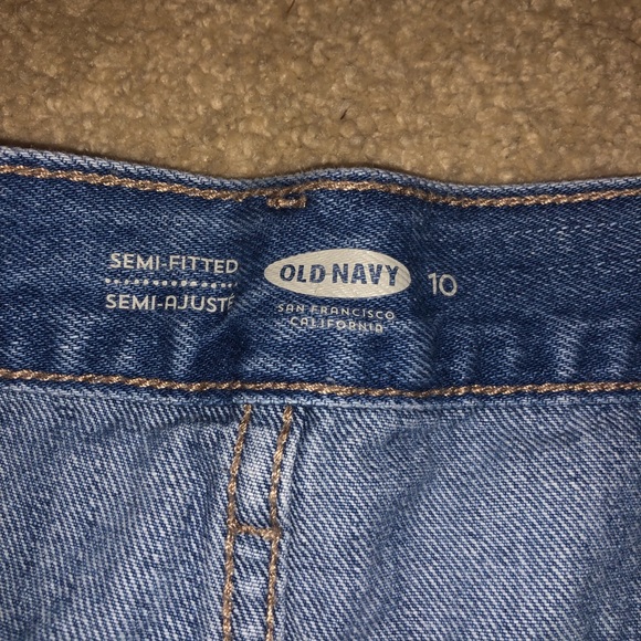 Old Navy Stars and Stripes Jean Shorts Size 10 - Picture 5 of 6